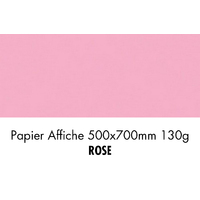 folia Papier de couleur, (L)500 x (H)700 mm, rose