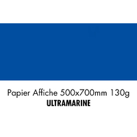 folia Papier de couleur, (L)500 x (H)700 mm, ultramarine