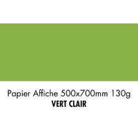 folia Papier de couleur, (L)500 x (H)700 mm, vert clair