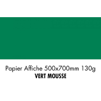 folia Papier de couleur, (L)500 x (H)700 mm, vert mousse