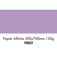 folia Papier de couleur, (L)500 x (H)700 mm, violet