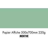 folia Carton de couleur, (L)500 x (H)700 mm, menthe