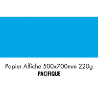 folia Carton de couleur, (L)500 x (H)700 mm, pacifique