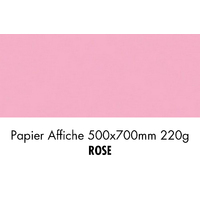 folia Carton de couleur, (L)500 x (H)700 mm, rose