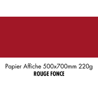 folia Carton de couleur, (L)500 x (H)700 mm, rouge foncé