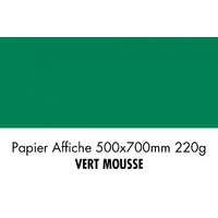 folia Carton de couleur, (L)500 x (H)700 mm, vert mousse