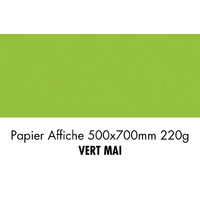 folia Carton de couleur, (L)500 x (H)700 mm, vert printemps