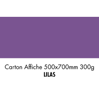 folia Carton de bricolage, (L)500 x (H)700 mm, lilas