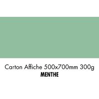 folia Carton de bricolage, (L)500 x (H)700 mm, menthe