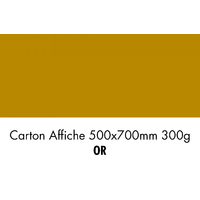 folia Carton de bricolage, (L)500 x (H)700 mm, or mat