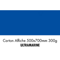 folia Carton de bricolage, (L)500 x (H)700 mm, ultramarine