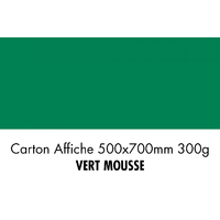 folia Carton de bricolage, (L)500 x (H)700 mm, vert mousse