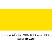 folia Carton de bricolage, (L)1.000 x (H)700 mm, jaune