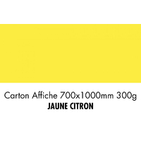 folia Carton de bricolage, (L)1.000 x (H)700 mm, jaune