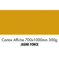 folia Carton de bricolage, (L)1.000 x (H)700 mm, jaune foncé