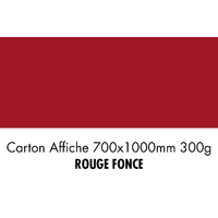 folia Carton de couleur, (L)1.000 x (H)700 mm, rouge foncé