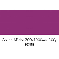 folia Carton de bricolage, (L)1.000 x (H)700 mm, éosine