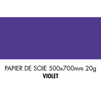 folia Papier de soie, (L)500 x (H)700mm, 20 g/m2, violet