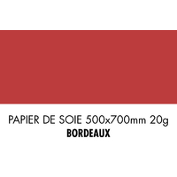 folia Papier de soie, (L)500 x (H)700 mm, bordeaux