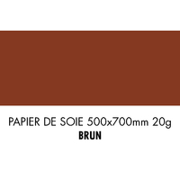 folia Papier de soie, (L)500 x (H)700 mm, brun