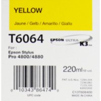 CART.EPSON T606400 JAUNE      220ML