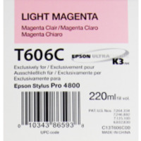 CART.EPSON T606C00 MAGENTA CLAIR 220ML