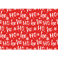 SUSY CARD Papier cadeau de Noël 'Ho Ho Ho'