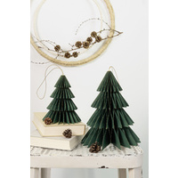 folia Décoration alvéolée CLASSIC XMAS TREE, set de 2