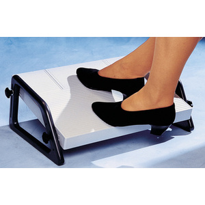 WEDO Repose-pieds Relax, ajustable en hauteur, gris clair