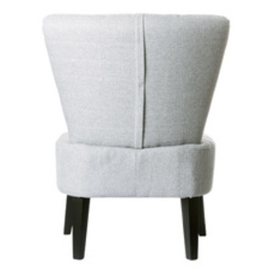 PAPERFLOW Fauteuil visiteur 'Brighton', gris / noir