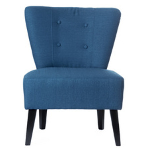 PAPERFLOW Fauteuil visiteur 'Brighton', bleu / noir