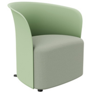 PAPERFLOW Fauteuil visiteur 'CROWN', vert