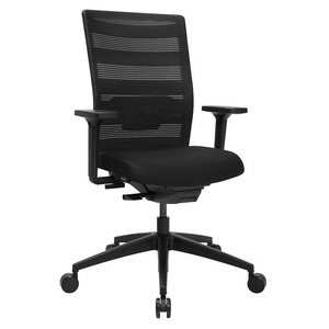 Topstar Chaise de bureau pivotante 'Airwork', noir/noir