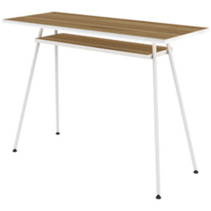 BUREAU EASYHOME LV1 NOYER/BLANC  100X40CM