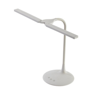 ALBA Lampe de bureau LED 'LEDTWIN', rechargeable, blanc