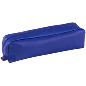 Clairefontaine Trousse cuir rectangulaire, bleu