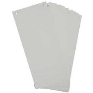 EXACOMPTA Fiches intercalaires, 105 x 240 mm, gris