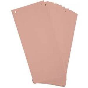 EXACOMPTA Fiches intercalaires, 105 x 240 mm, rose