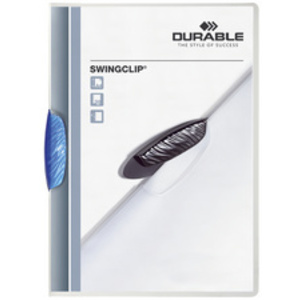 DURABLE Chemise à clip SWINGCLIP, format A4, clip blanc