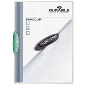 DURABLE Chemise à clip SWINGCLIP, format A4, clip blanc