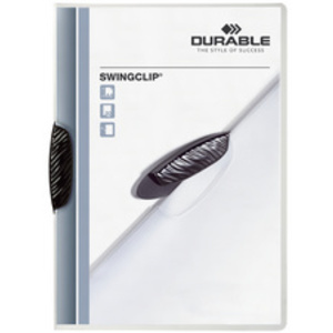 DURABLE Chemise à clip SWINGCLIP, format A4, clip blanc