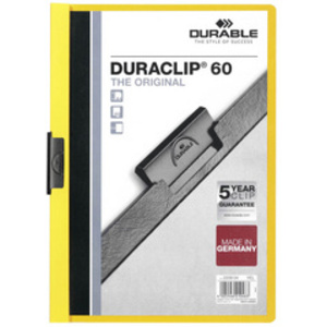 DURABLE DURACLIP ORIGINAL 60 Chemises à pince, A4, bleu