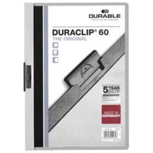 DURABLE DURACLIP ORIGINAL 60 Chemises à pince, A4, bleu