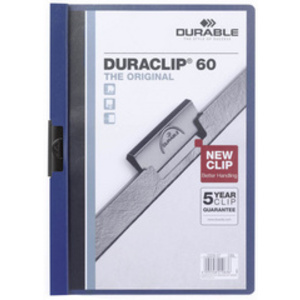 DURABLE DURACLIP ORIGINAL 60 Chemises à pince, A4, gris