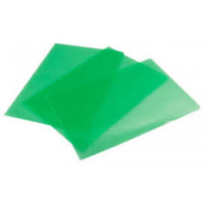 proOFFICE Pochette transparente, A4, PP, granuleux, vert