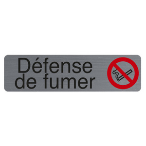 EXACOMPTA Plaque de signalisation 'Défense de fumer'