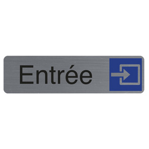 EXACOMPTA Plaque de signalisation 'Entrée'