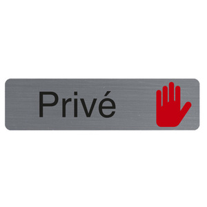 EXACOMPTA Plaque de signalisation 'Privé'