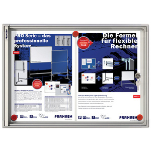 FRANKEN Vitrine d'affichage X-tra!Line, 2 x format A4