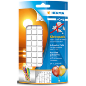 HERMA Pastille adhésive, amovible, réutilisable, blanc